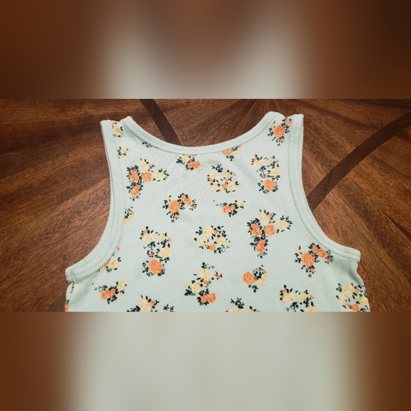Floral and Pineapple Kids Tank Tops Cherokee And Falls Creek Size 10/12 - Picture 8 of 16